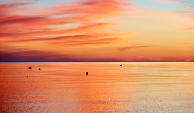 Sunrise On Nantucket Sound At Chatham, Cape Cod