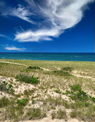 Cape Cod National Seashore Blue Sky and Sunny Day