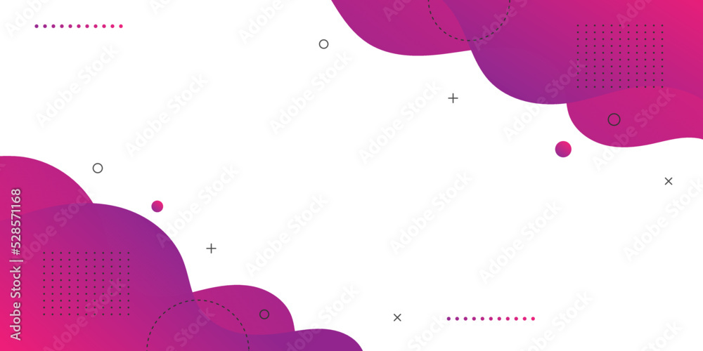 Canvas Prints modern abstract background with retro memphis vibrant purple gradient color