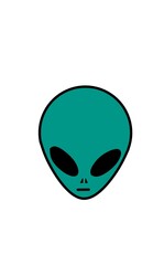 Dark green alien