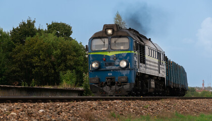 Obraz premium old steam train