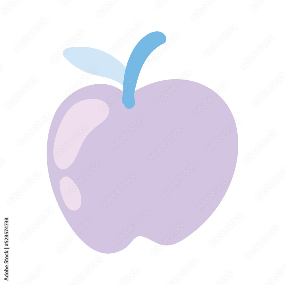 Poster apple fruit icon