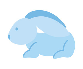 rabbit icon isolated