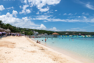 View of Puerto Seco beach in Discovery Bay (Jamaica).