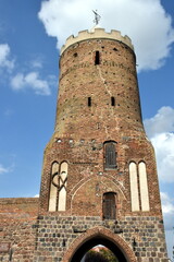 Fototapeta na wymiar Stettiner Tor in Prenzlau in der Uckermark