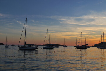 Fototapeta premium PANORAMA DI PRIMOSTEN IN CROAZIA