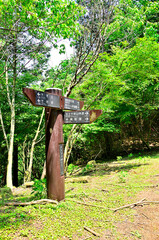 西丹沢の不老山　不老の活路コース　生土山分岐

