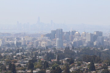 Fototapeta na wymiar Skyline in San Francisco, CA