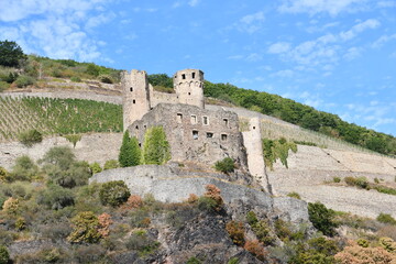 Fototapeta na wymiar old fortress in the mountains