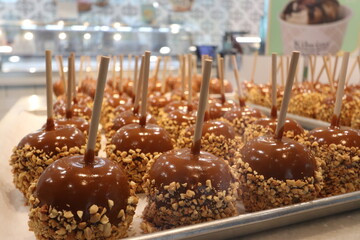 Caramel Apples for Sale off Navy Pier 