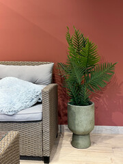 living room with a view