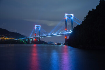rande bridge at night
