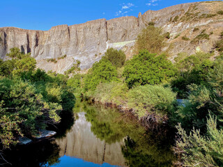 Fototapeta na wymiar Provo River near the mouth of Provo Canyon, Utah