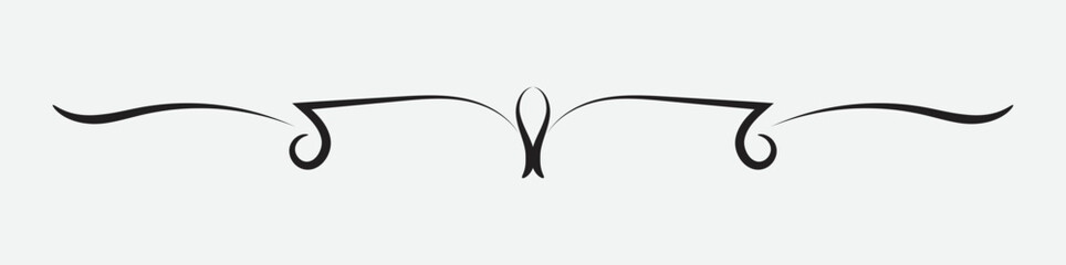 Divider, Classical vintage elements, vector illustration