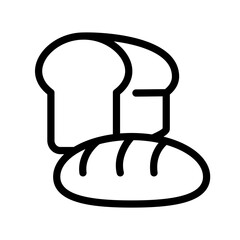 Bread icon template