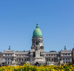 Capitol of Buenos Aires Congress in Argentina
