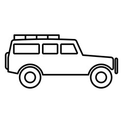 line art cruiser big wheel