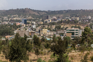 View of Mekele city, Ethiopia.