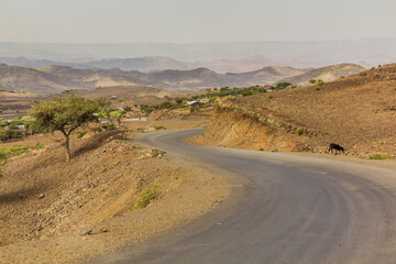 Rural road near Lalibela, Ethiopia