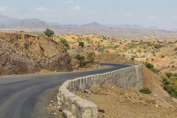 Rural road near Lalibela, Ethiopia
