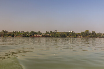 View of Bahir Dar from lake Tana, Ethiopia