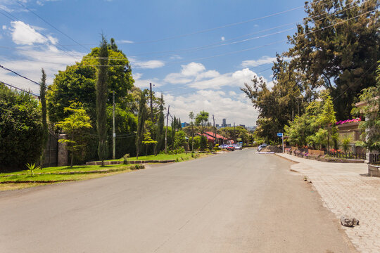 Embassy area in the Bole nighborhood in Addis Ababa, Ethiopia
