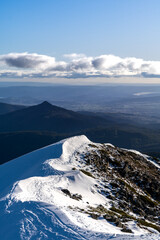 view of the mountains from the top