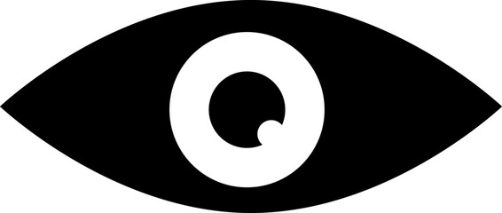 Eye icon vector , view sign on white background..eps