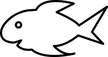 shark cartoon isolated on white