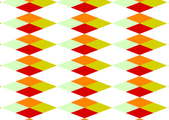 Obraz premium カラフル菱形 列 02