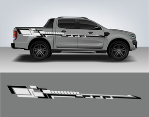 Vinyls sticker Decals for Car truck mini bus modify Motorcycle. Racing Vehicle Graphics kit isolated vector design race Elegant stripes modern red technology background for wrap   © Yoga