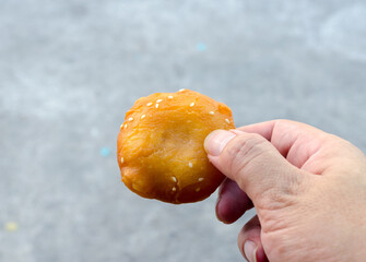 Deep-fried doughstick, the main breakfast of Thailand