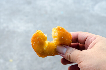 Deep-fried doughstick, the main breakfast of Thailand
