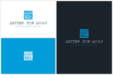 Letter TCM Logo Design