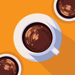 coffee cup on saucer