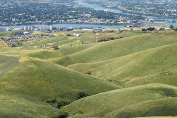 Fototapeta na wymiar view of the hills 