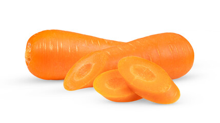 Carrot isolated on white