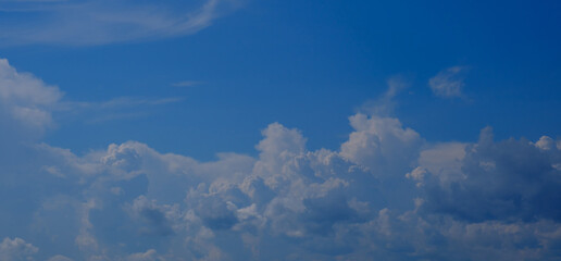 sky and clouds in the sky