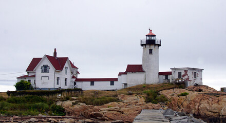 Fototapeta na wymiar Eastern Point Lighthouse