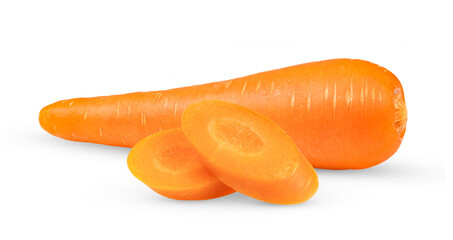 Carrot isolated on white