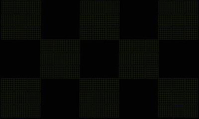 checkerboard vector image on black background