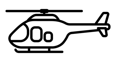 ヘリコプターのアイコン