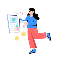 A handy flat illustration of access 