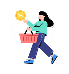 Modern technology illustration in flat style 