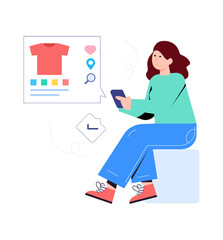 Check this flat illustration of business meeting 