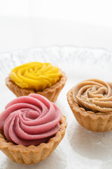 洋菓子の3色タルトの待ち受け