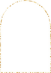 Dot line geometric frame