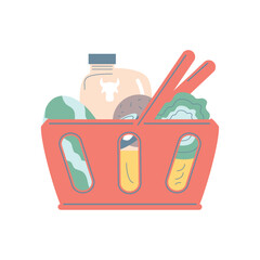shopping food basket