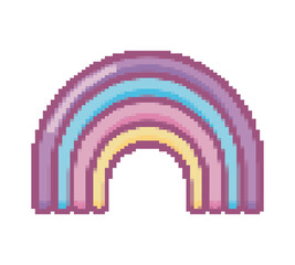 rainbow pixel art