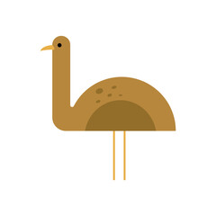 bird flat design illustration